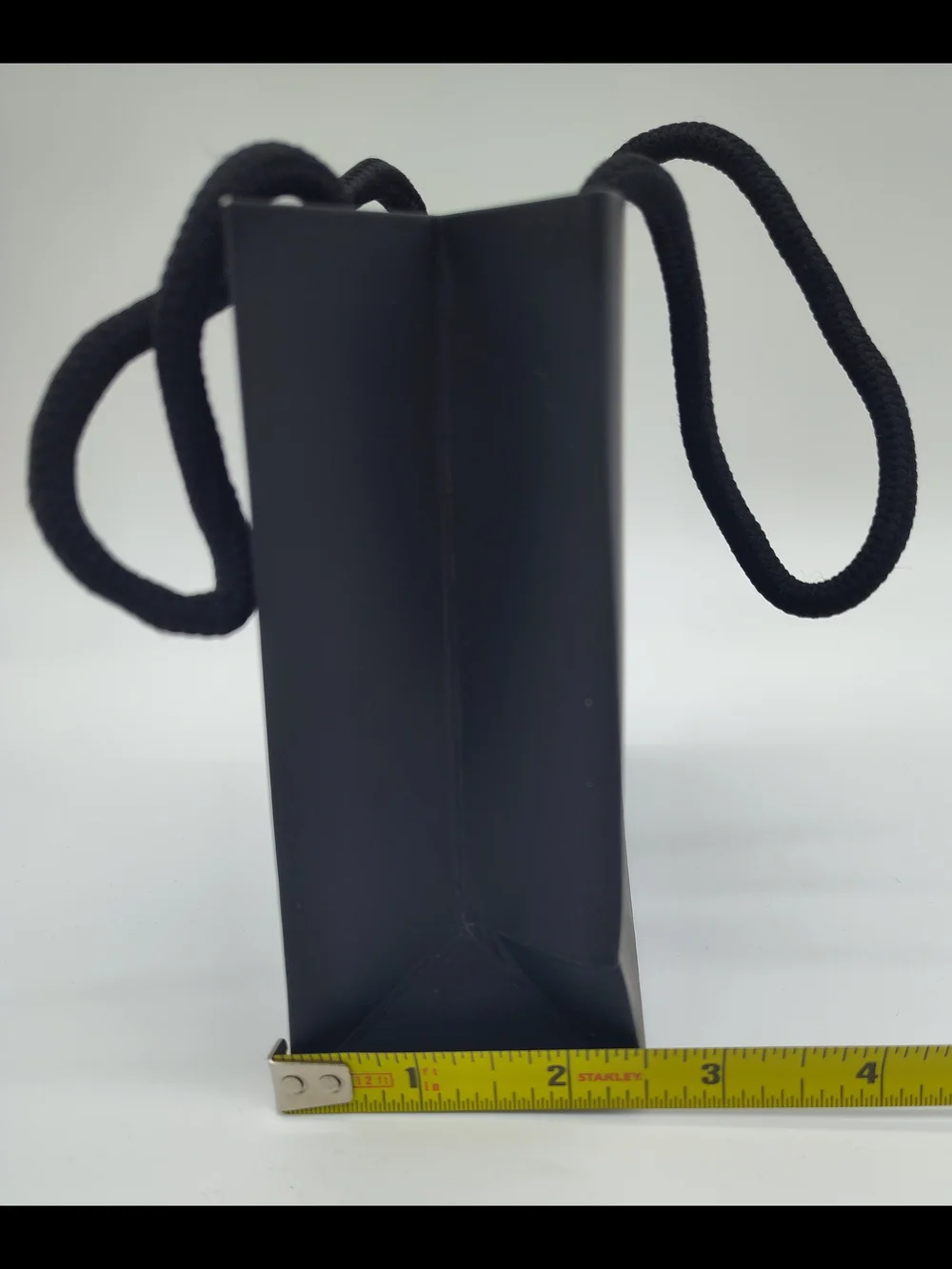 CHANEL Black Mini Shopping Bag Boutique Gift Packaging w Tissue Paper EUC